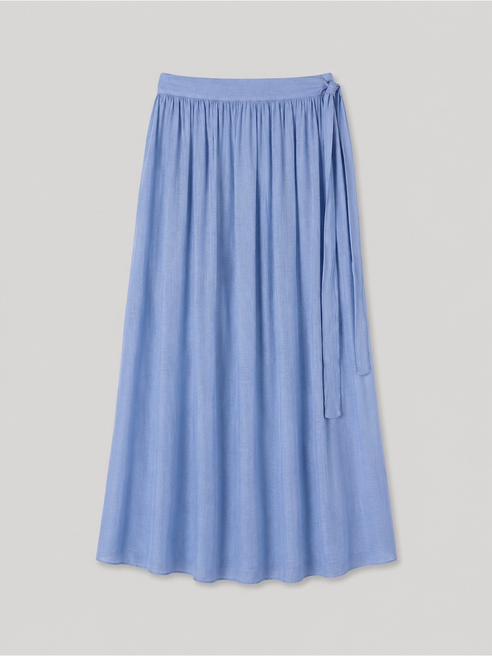 Womens Maxi Skirt Beachy Cover Up OS Coastal Vacation Resort Blue